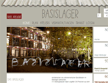 Tablet Screenshot of basis-lager.ch